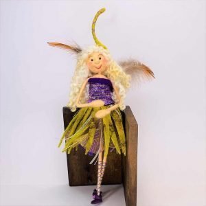 Fairy made from wool standing