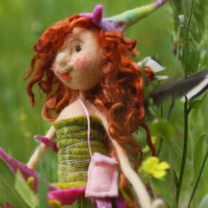 fairy doll made from wool.